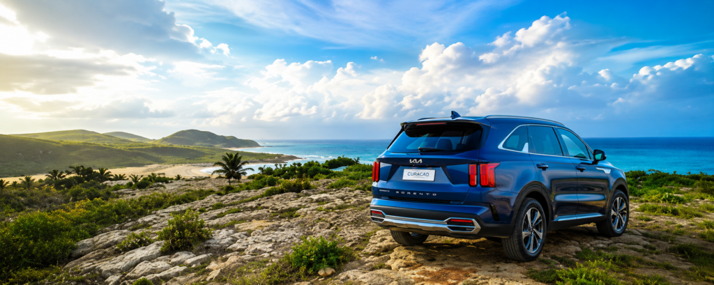 best suv rental in curacao standing tall on curaçao's coast