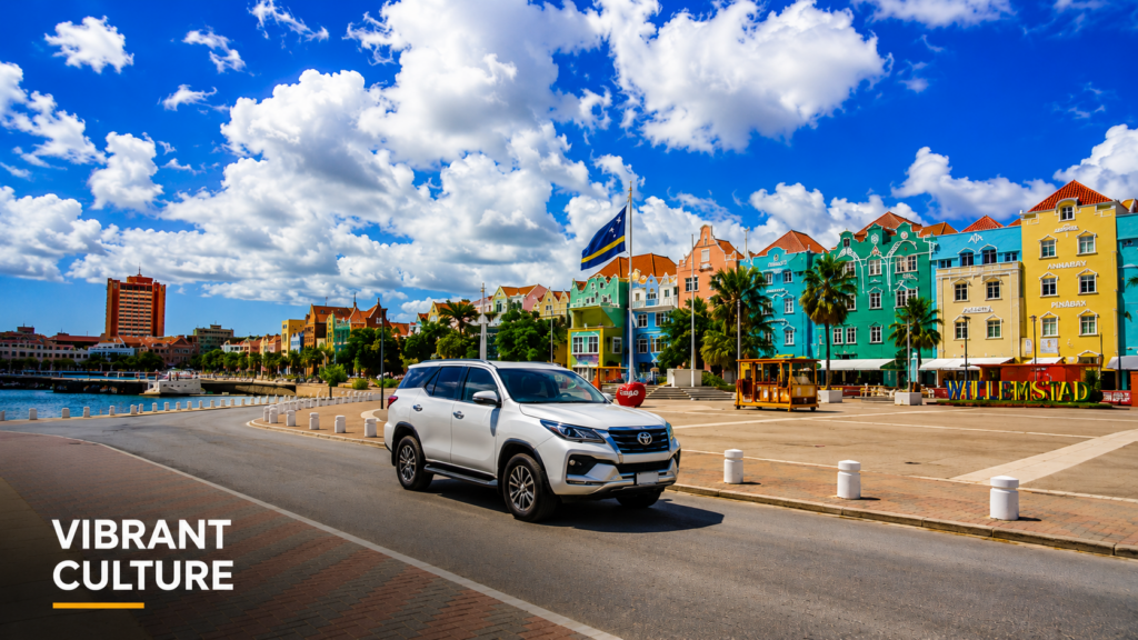 vibrant seaside views of willemstad