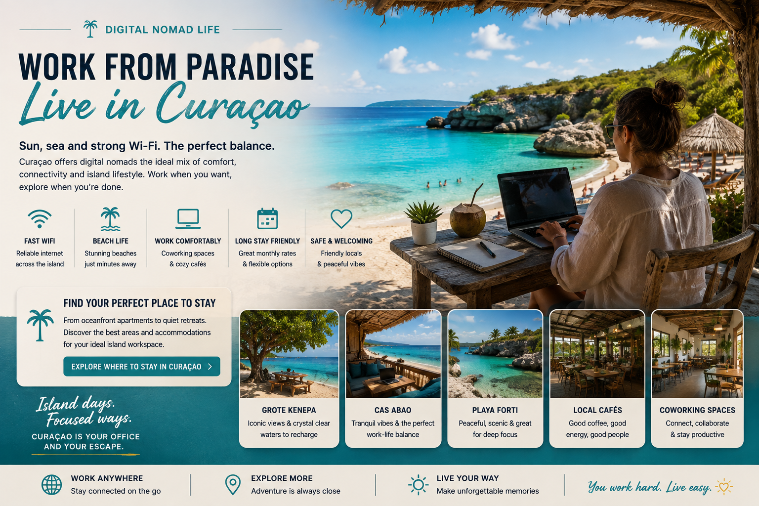 Working remotely from paradise in Curaçao